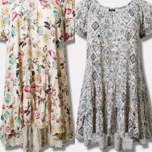 2 for 1 Tiered Trapeze Dress